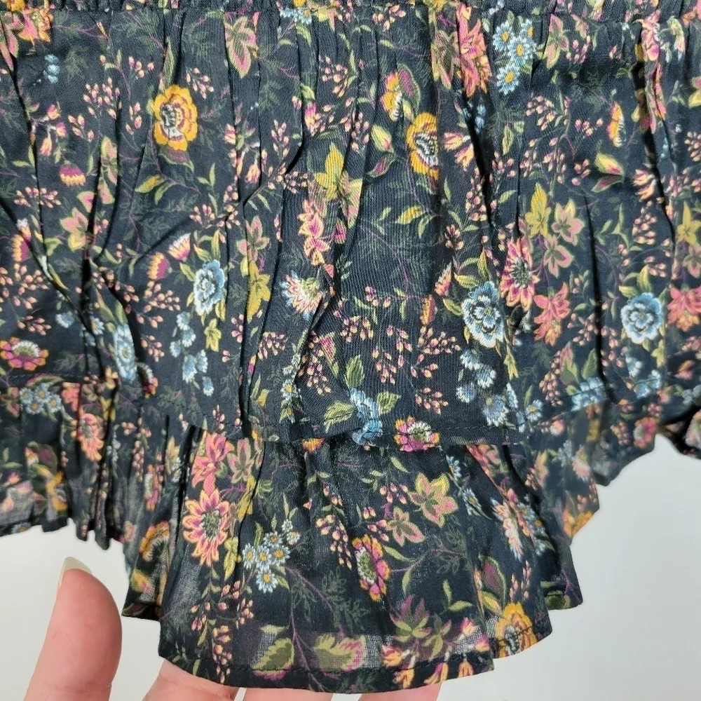 NWT Veronica Beard Farha Floral Smocked Ruffled Minidress Size 12 - Picture 9 of 15